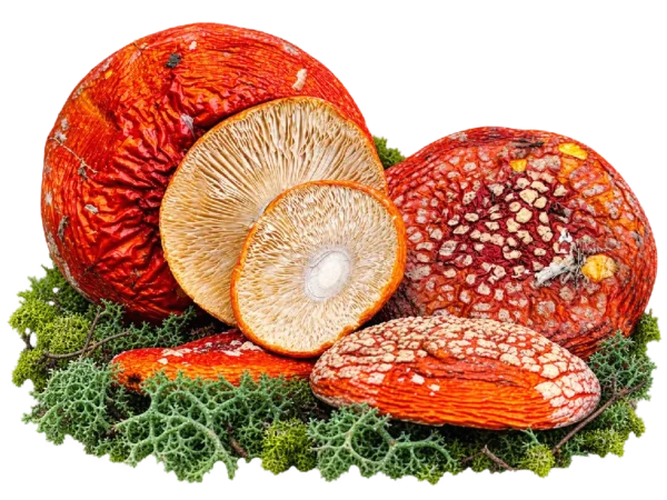 Sombreros de Amanita muscaria – Clase A